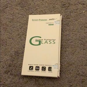 Tempered glass iPhone X screen protector